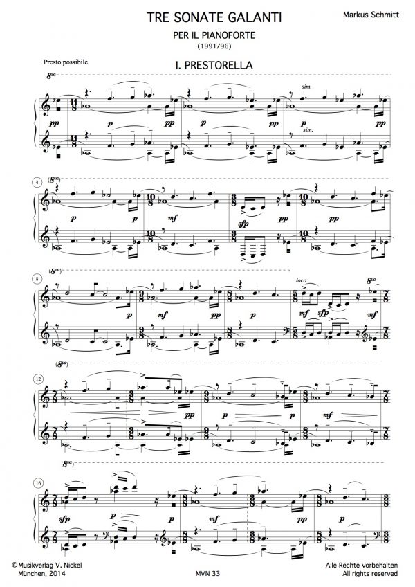 Schmitt, Markus: Tre sonate galanti (Klavier) – Bild 2