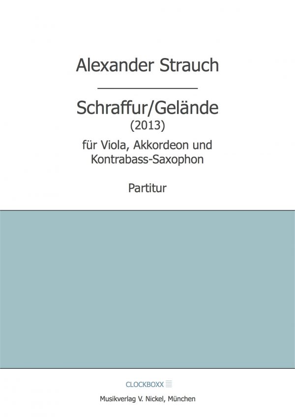 Strauch, Alexander: Schraffur / Gelände