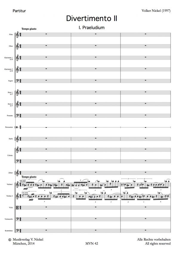 Nickel, Volker: Divertimento II – Bild 2