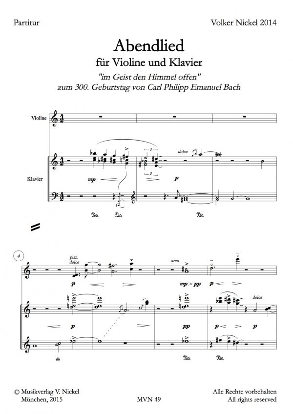 Nickel, Volker: Abendlied – Bild 2